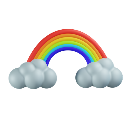 Arc-en-ciel  3D Icon