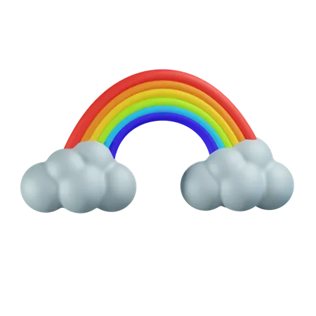 Arc-en-ciel  3D Icon