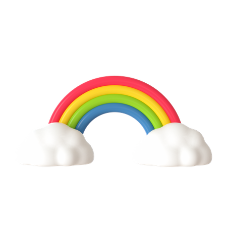 Arc-en-ciel  3D Icon