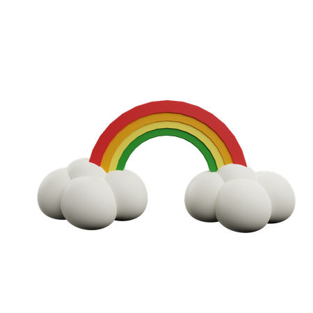 Arc-en-ciel  3D Icon