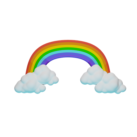 Arc-en-ciel  3D Icon