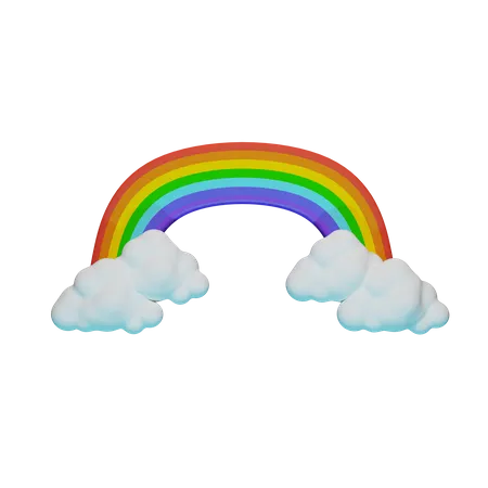 Arc-en-ciel  3D Icon