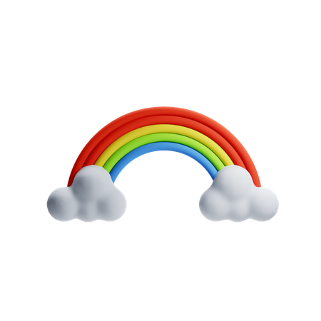 Arc-en-ciel  3D Icon