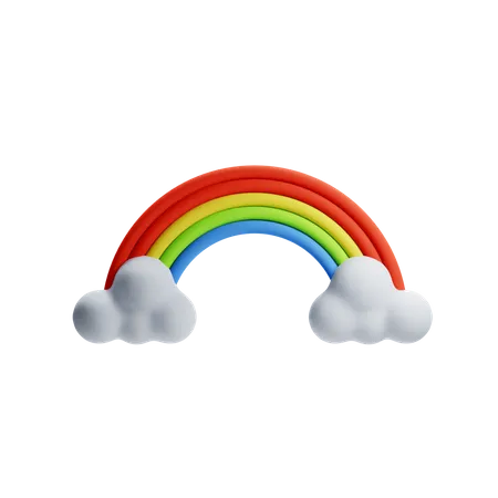 Arc-en-ciel  3D Icon