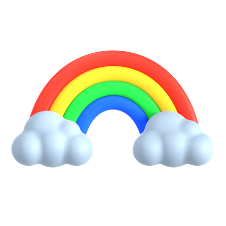 Arc-en-ciel  3D Icon