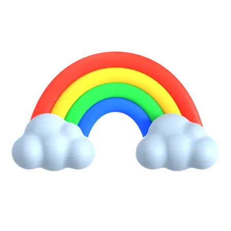 Arc-en-ciel  3D Icon