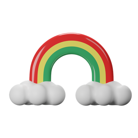 Arc-en-ciel  3D Icon