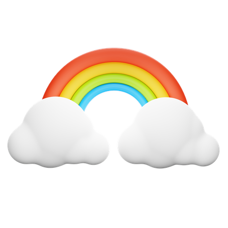 Arc-en-ciel  3D Icon