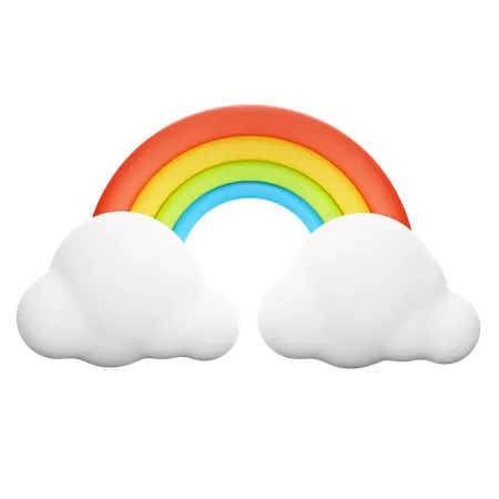 Arc-en-ciel  3D Icon