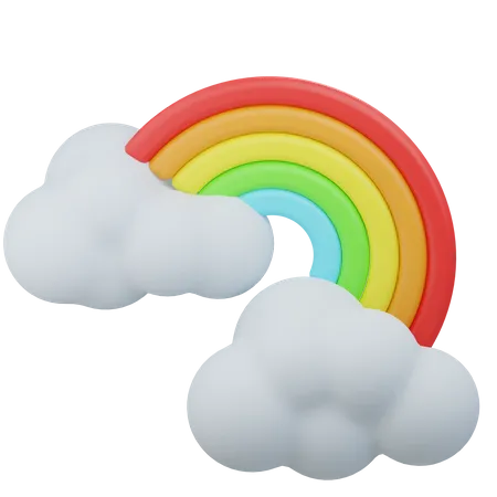 Arc-en-ciel  3D Icon