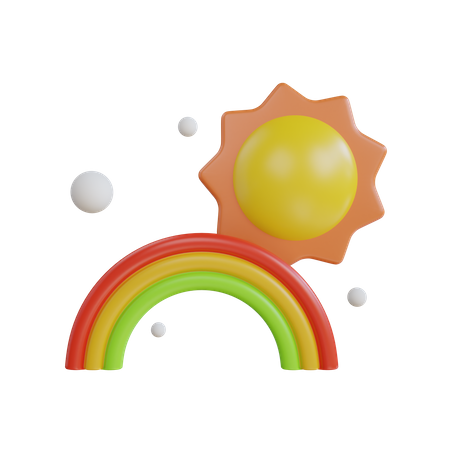 Arc-en-ciel  3D Icon