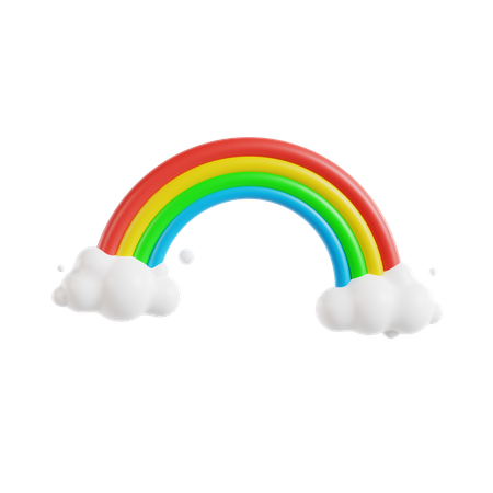 Arc-en-ciel  3D Icon