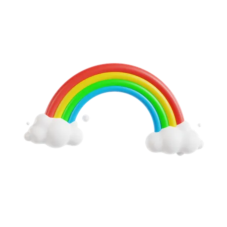 Arc-en-ciel  3D Icon