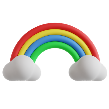 Arc-en-ciel  3D Icon