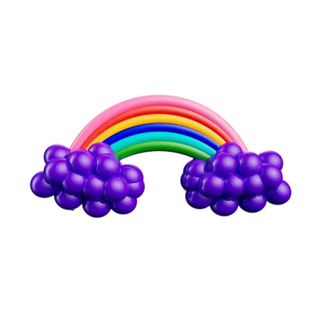 Arc-en-ciel  3D Icon