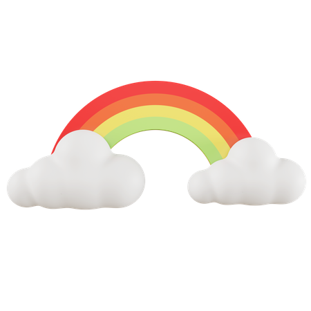 Arc-en-ciel  3D Icon