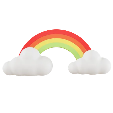 Arc-en-ciel  3D Icon