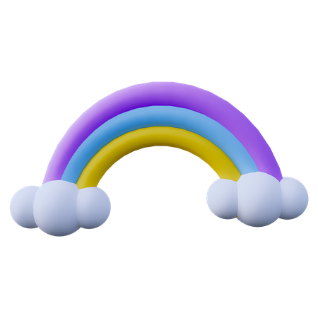 Arc-en-ciel  3D Icon