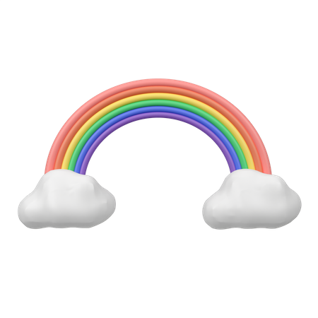 Arc-en-ciel  3D Icon