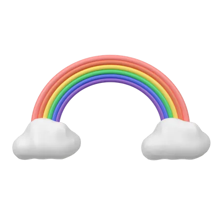 Arc-en-ciel  3D Icon