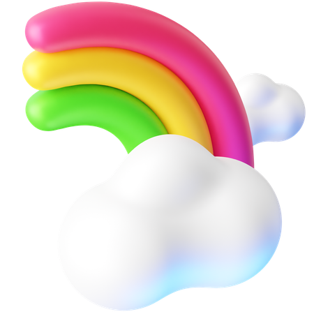 Arc-en-ciel  3D Icon