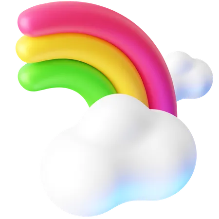 Arc-en-ciel  3D Icon