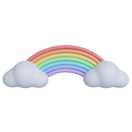 Arc-en-ciel  3D Icon