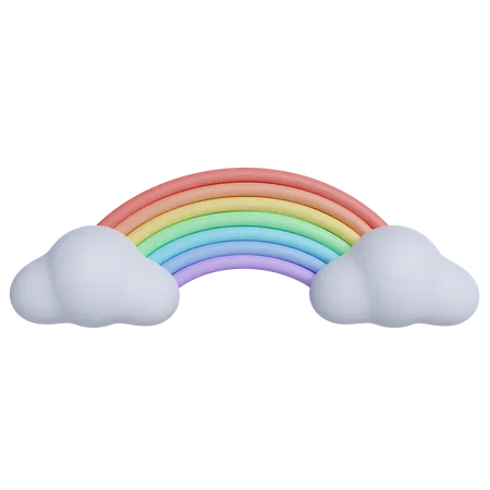 Arc-en-ciel  3D Icon