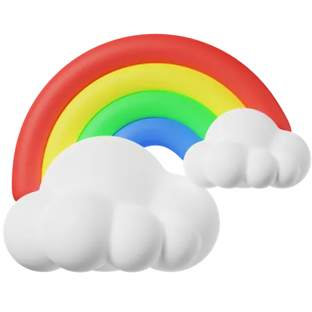 Arc-en-ciel  3D Icon