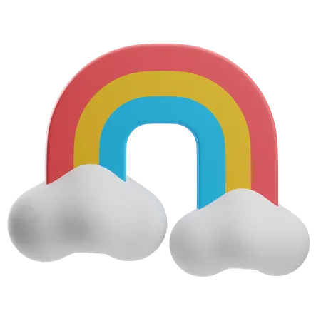 Arc-en-ciel  3D Icon