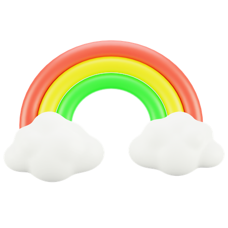 Arc-en-ciel  3D Icon