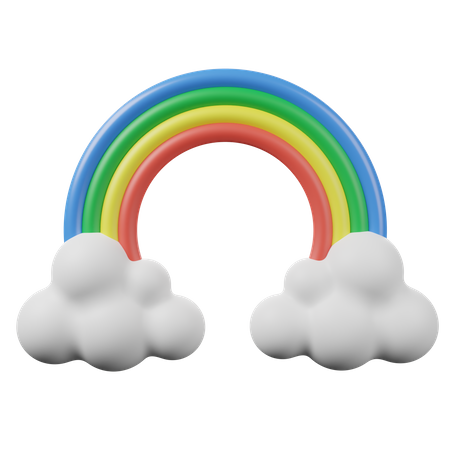 Arc-en-ciel  3D Icon