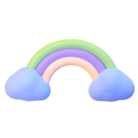 Arc-en-ciel  3D Icon