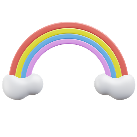 Arc-en-ciel  3D Icon