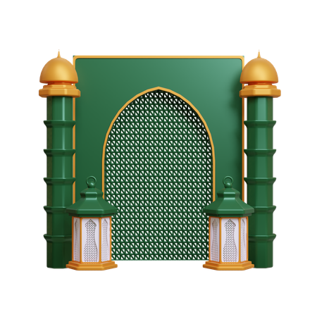 Arc islamique  3D Icon