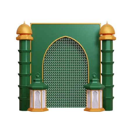 Arc islamique  3D Icon