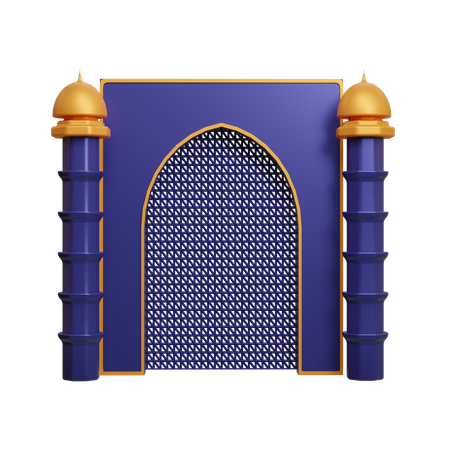 Arc islamique  3D Icon