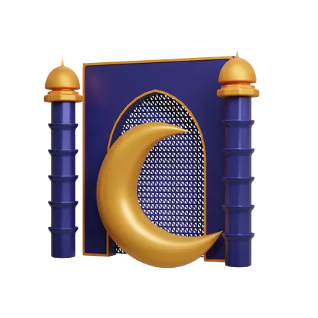 Arc islamique  3D Icon