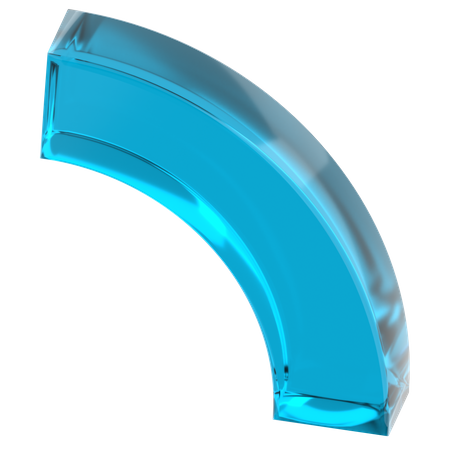 Arc Shape  3D Icon
