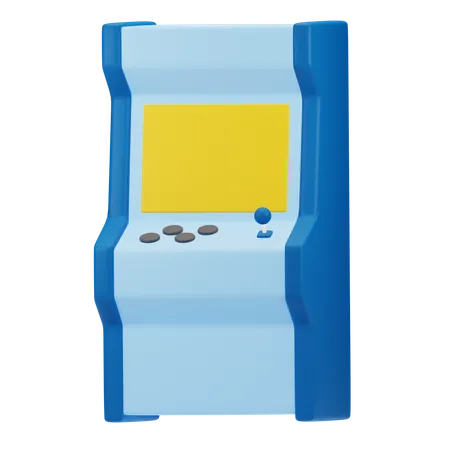 Arcade Machine 3 D Game 3D Icon