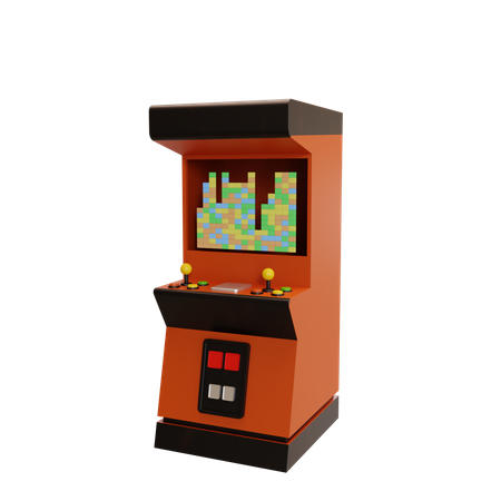 Arcade-Maschine  3D Illustration