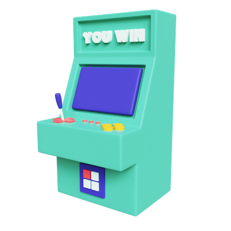 Arcade-Maschine  3D Icon