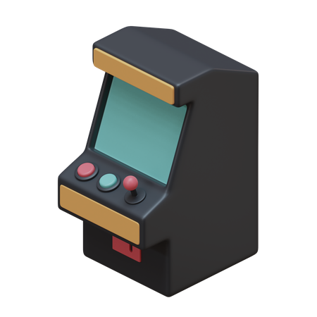 Arcade Game  3D Illustration