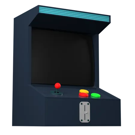 3 D Rendering Of A Retro Arcade Game Illustration 3D Icon