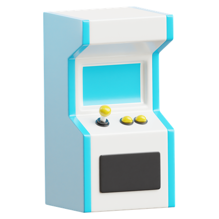 アーケードゲーム機  3D Icon