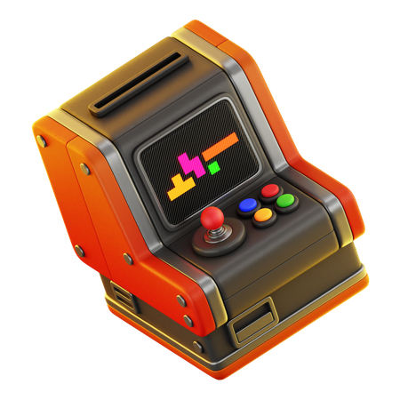 アーケードマシン  3D Icon