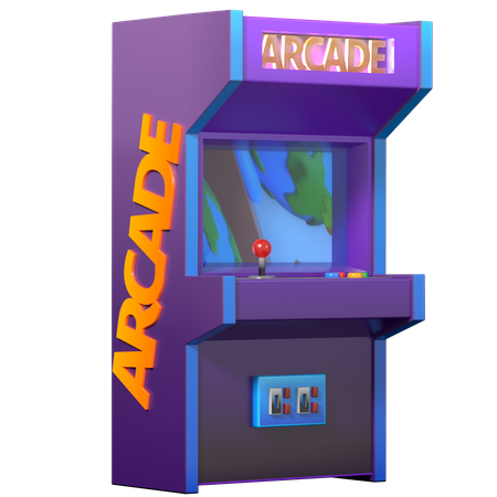 Arcade Machine  3D Illustration