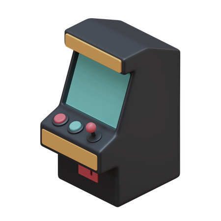 Arcade-Spiel  3D Illustration