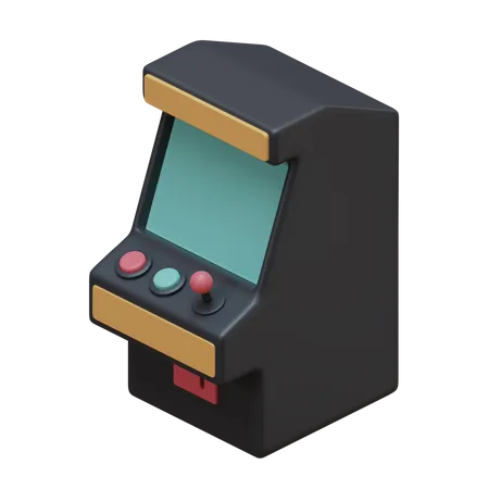 Arcade-Spiel  3D Illustration