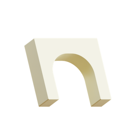 Arch Bridge 3D Illustration